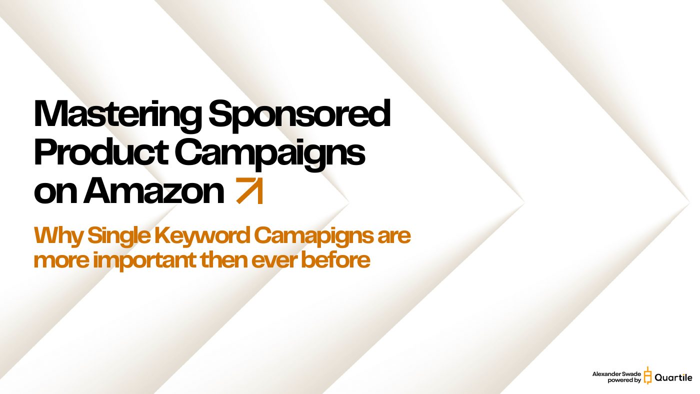 The perfect Amazon PPC campaign structure, keynote title slide