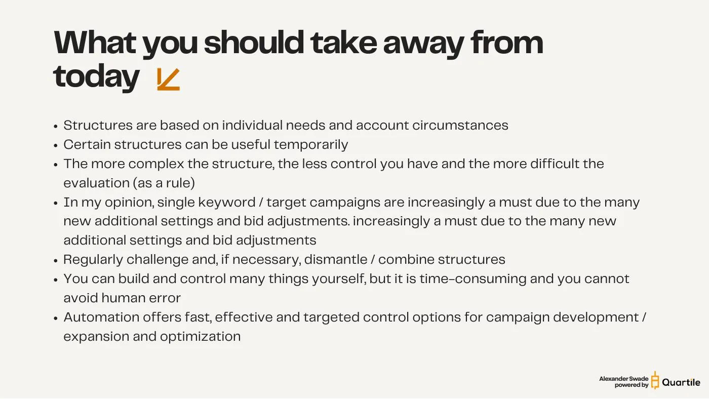 Building it at scale with bulk sheets — slide from the SYNQ campaign structure keynote